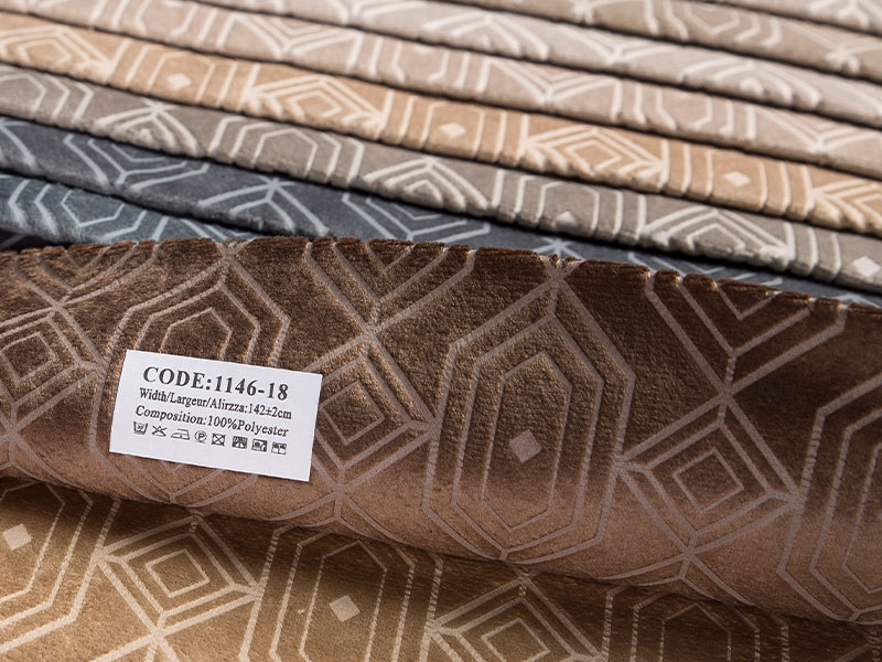 Kain bronzing baldu untuk sofa