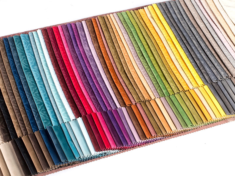 Kain beludru yang dicelup mewah untuk reka bentuk dalaman