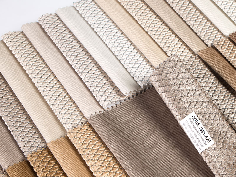 Fabrik bulu jacquard lembut untuk sofa dan barang -barang isi rumah lain