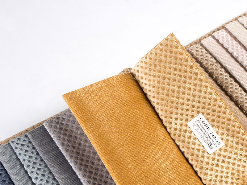 Fabrik bulu jacquard mewah untuk hiasan rumah