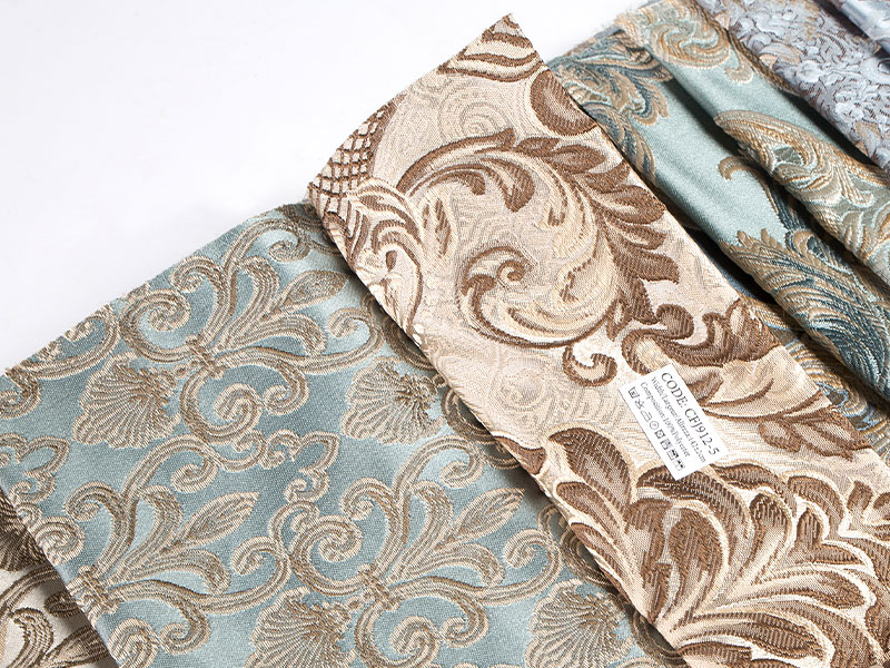 Benang premium yang dicelupkan kain jacquard untuk hiasan rumah - berkualiti tinggi dan tahan lama
