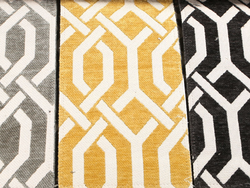 Chenille Jacquard Upholstery Fabric untuk Sofa Bantal Couch Chair Cover MDN972
