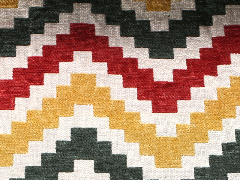 Chenille Jacquard Upholstery Fabric untuk Sofa Bantal Couch Chair Cover MDN972